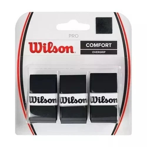 Pack x3 Overgrip Wilson Pro Comfort Negro