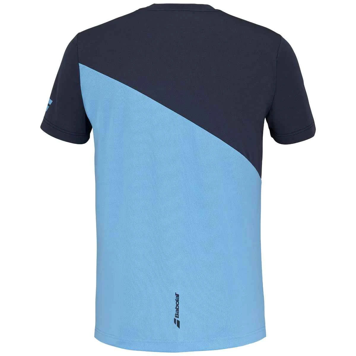 Polera Babolat Drive Crew Neck Tee Azul Marino-Celeste