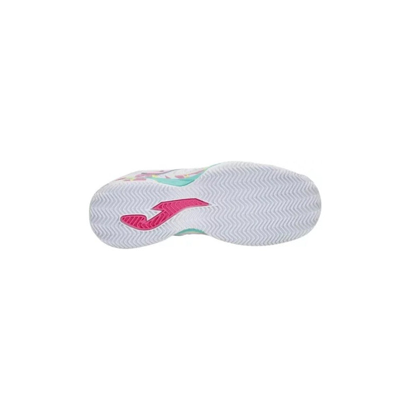 Zapatilla Joma Slam Jr 2332 Blanca Rosa
