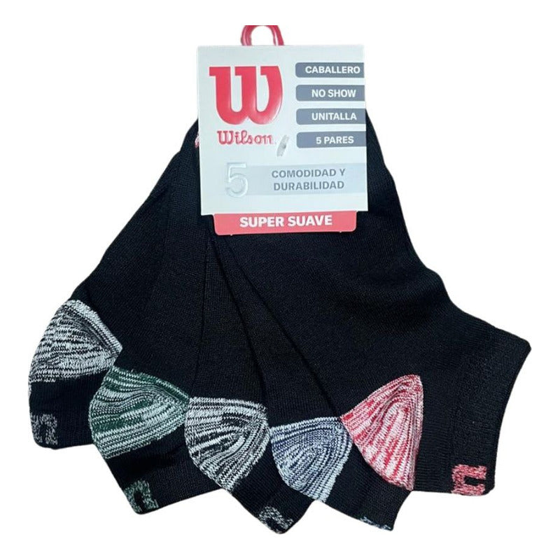 Calcetines Deportivos Wilson, Pack De 5 Pares
