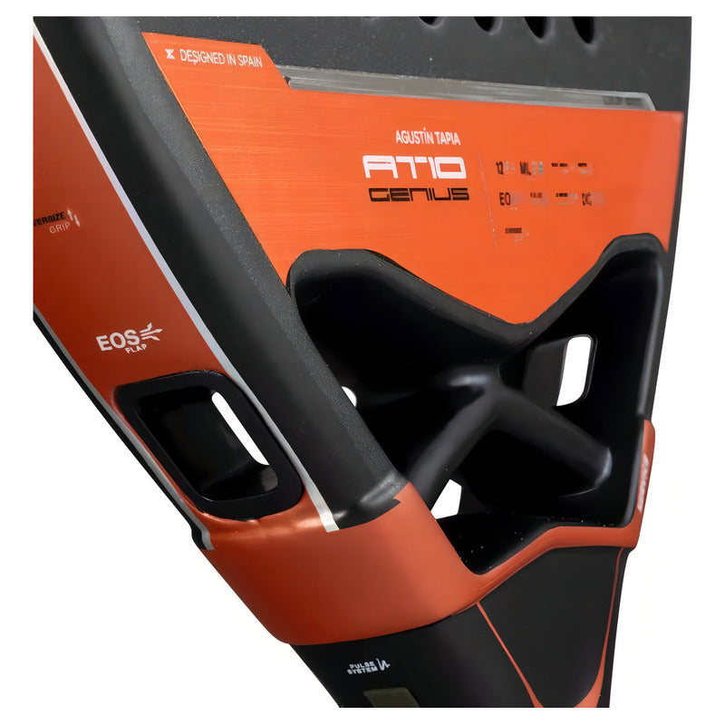 Pala Padel Nox At10 Genius Attack 12k Agustin Tapia Naranja
