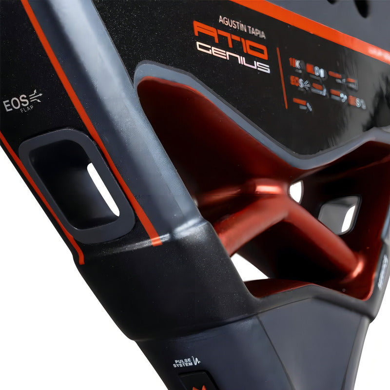 Pala De Pádel Nox At10 Genius 18k Agustín Tapia Color Gris Oscuro