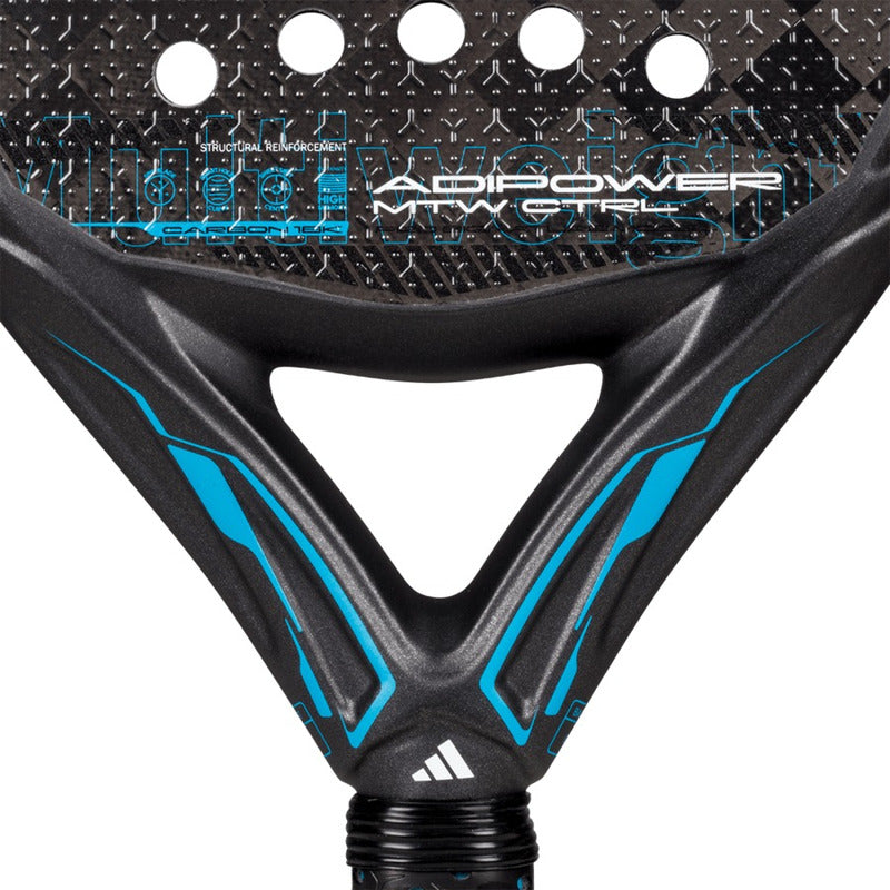 Pala De Padel adidas Adipower Ctrl Multiweight 3.4 2025 Alex Ruiz Color Negro/celeste