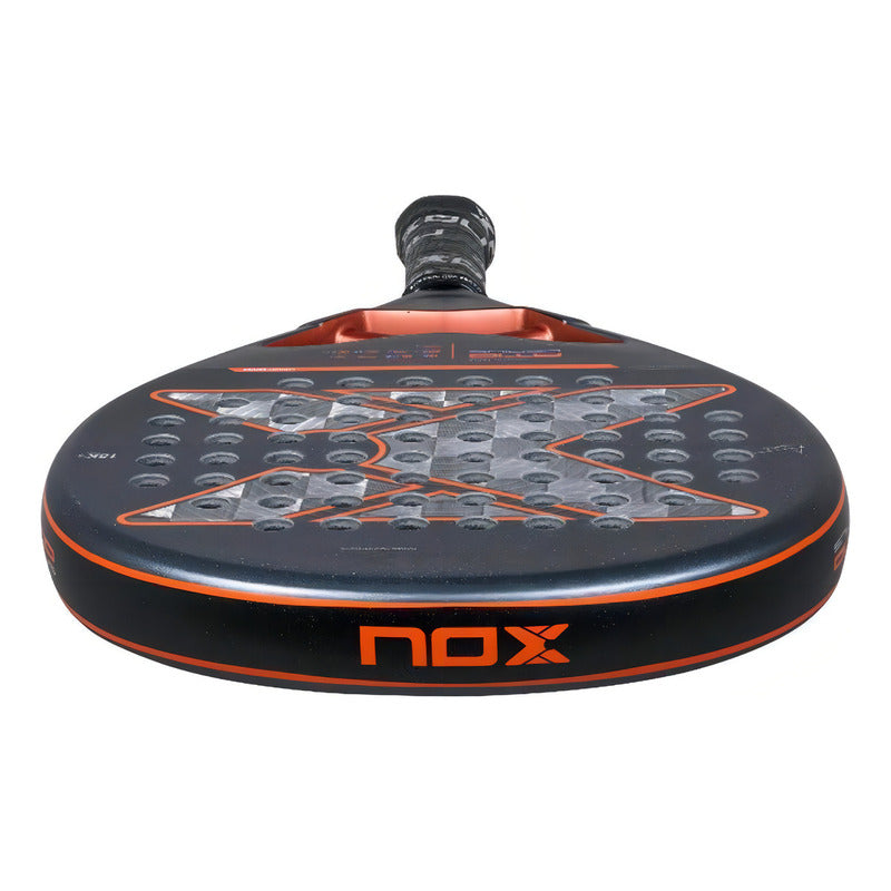 Pala De Pádel Nox At10 Genius 18k Agustín Tapia Color Gris Oscuro