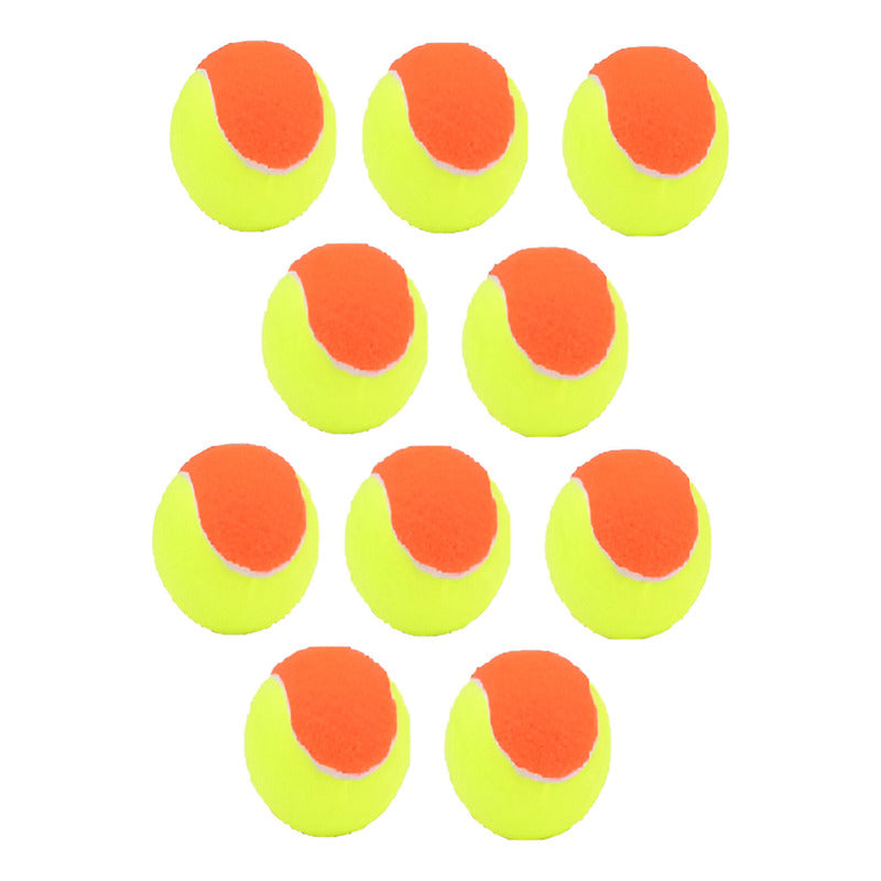 Pack 10 Pelotas De Tenis Junior
