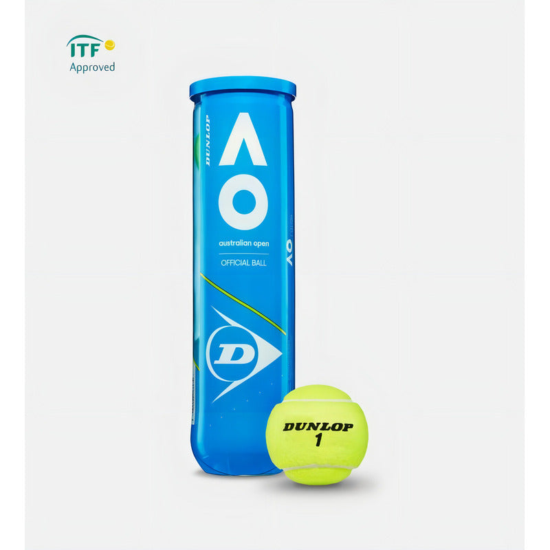Pelotas De Tenis Dunlop Australian Open X 3 Unidades
