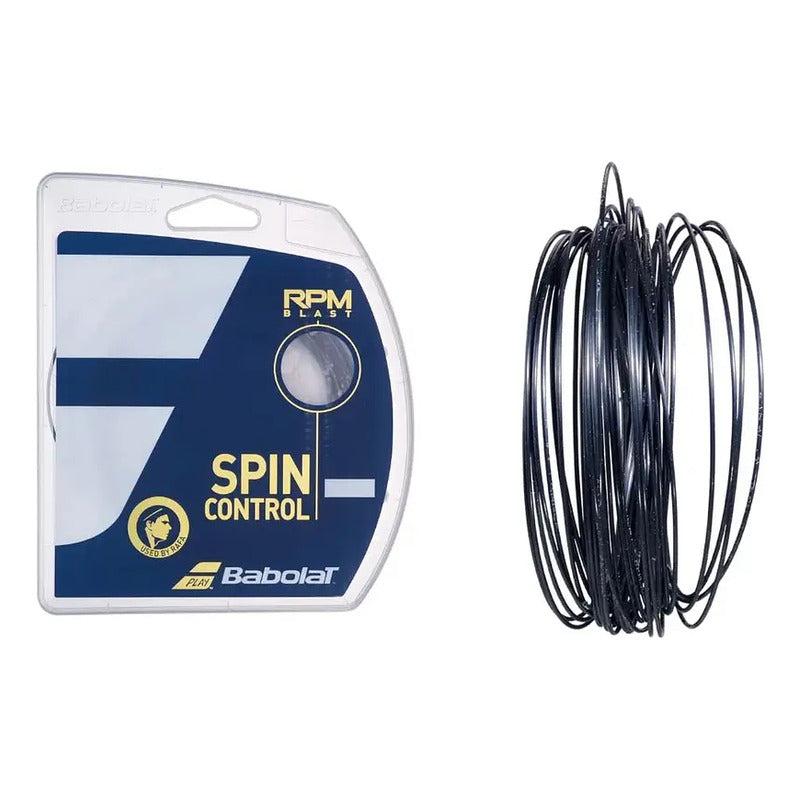 Cuerda Babolat Rpm Blast 17l 1.25mm Negra 12 Metros