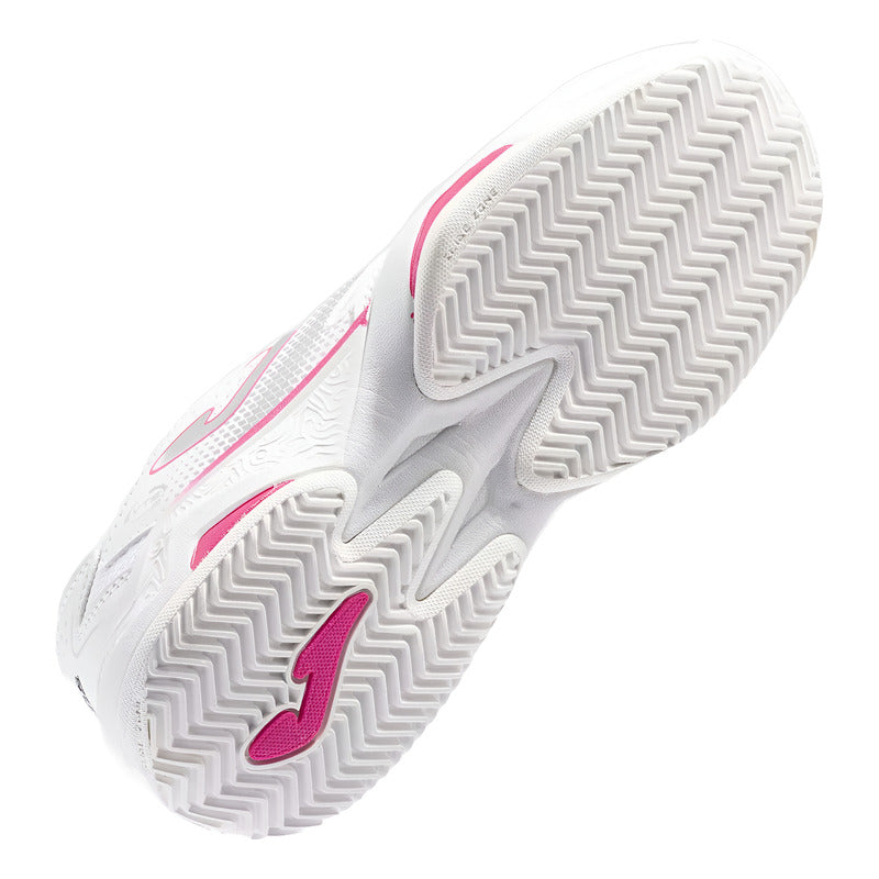 Zapatilla Joma Master 1000 Jr, Blanca-fucsia