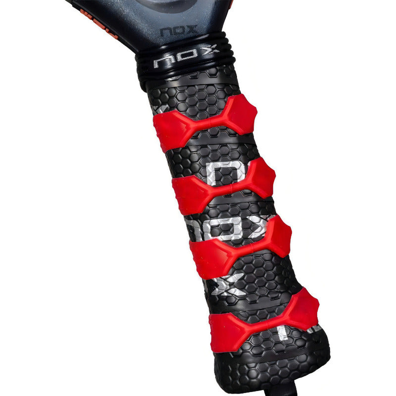 Pala De Pádel Nox At10 Genius 18k Agustín Tapia Color Gris Oscuro