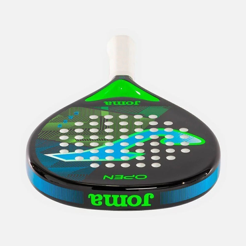 Paleta De Padel Joma Open Fibra De Vidrio Pala Paddle Color Negro/turquesa