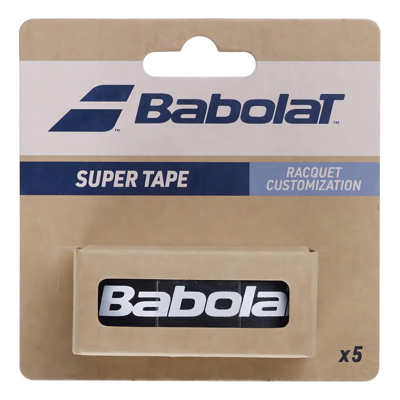 Cubrecabeza De Raquetas Babolat Super Tape Capacidad 5 Raquetas Color Negro