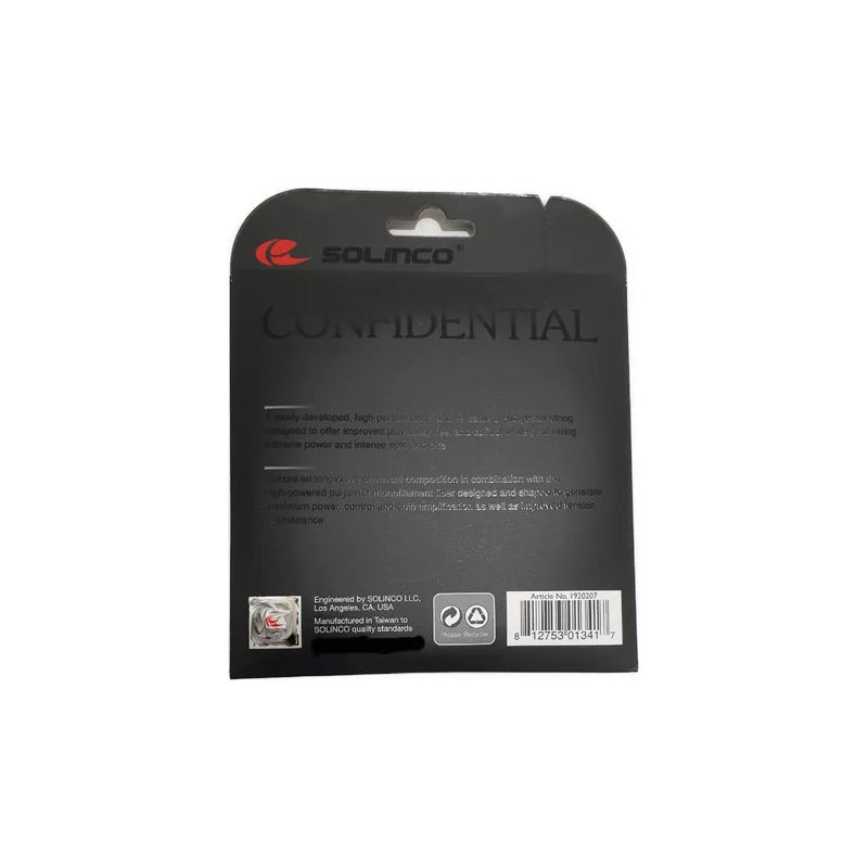 Cordaje De Tenis Solinco - Sports - Solinco Confidential () - 16 L