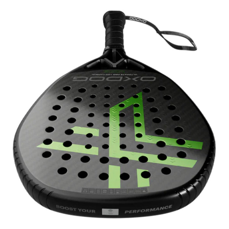 Raqueta De Pádel Oxdog Ultimate Pro 2025 Color Negro Con Verde Limon