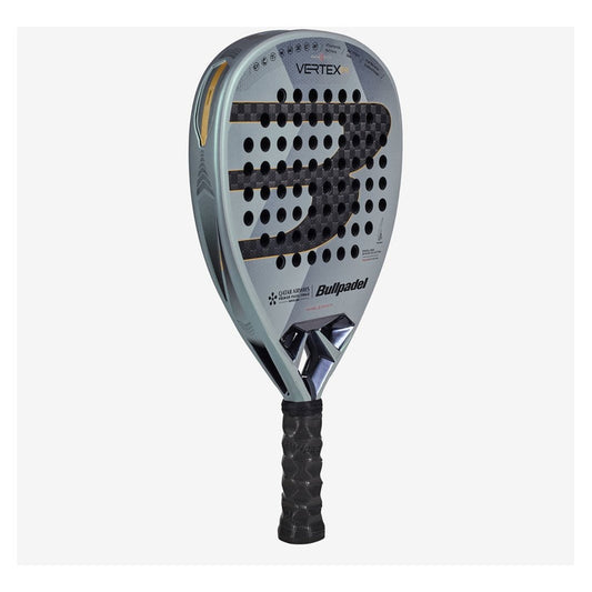 Pala De Pádel Juan Tello Bullpadel Vertex 04 2025 12k, Color Gris