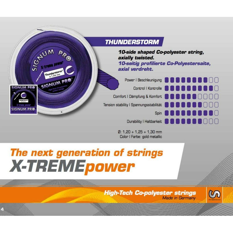 Cuerda Signum Pro Thunderstorm - 12 Mts Set Individual