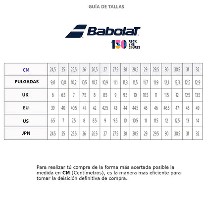 Zapatilla Tenis Babolat Jet Mach 3 Clay Men Angel Blue