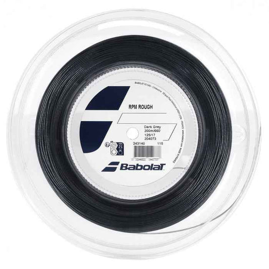 Rollo Cuerda Babolat Rpm Rough 1.25 200m Gris