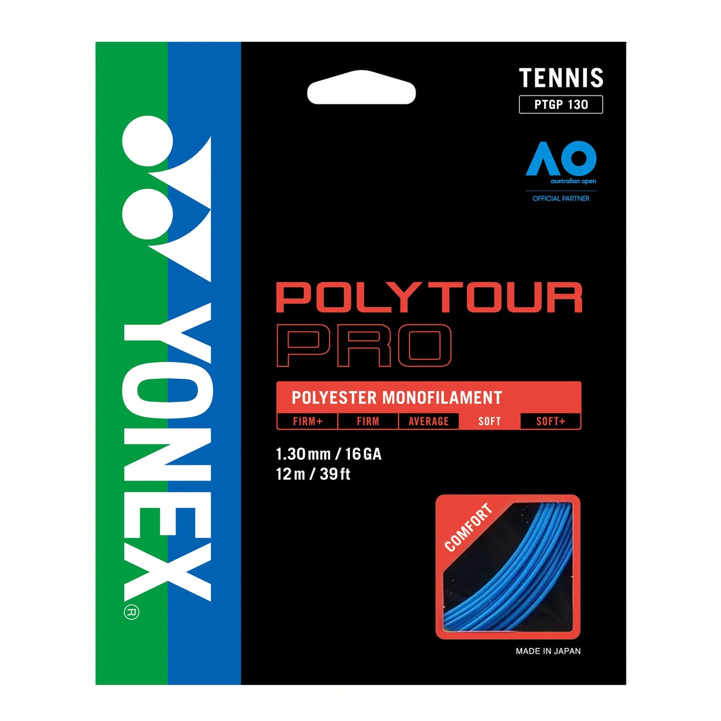 Set de Cuerdas Yonex Poly Tour Pro 1.30mm 12 metros