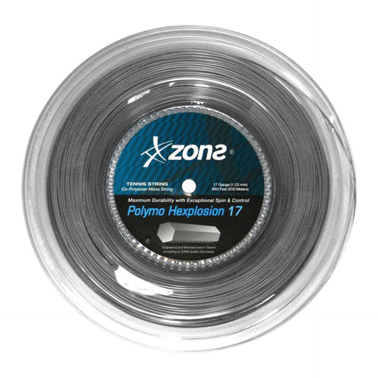 Rollo Cuerdas Zons Polymo Hexplosion 1.23 - 200 metros Gris
