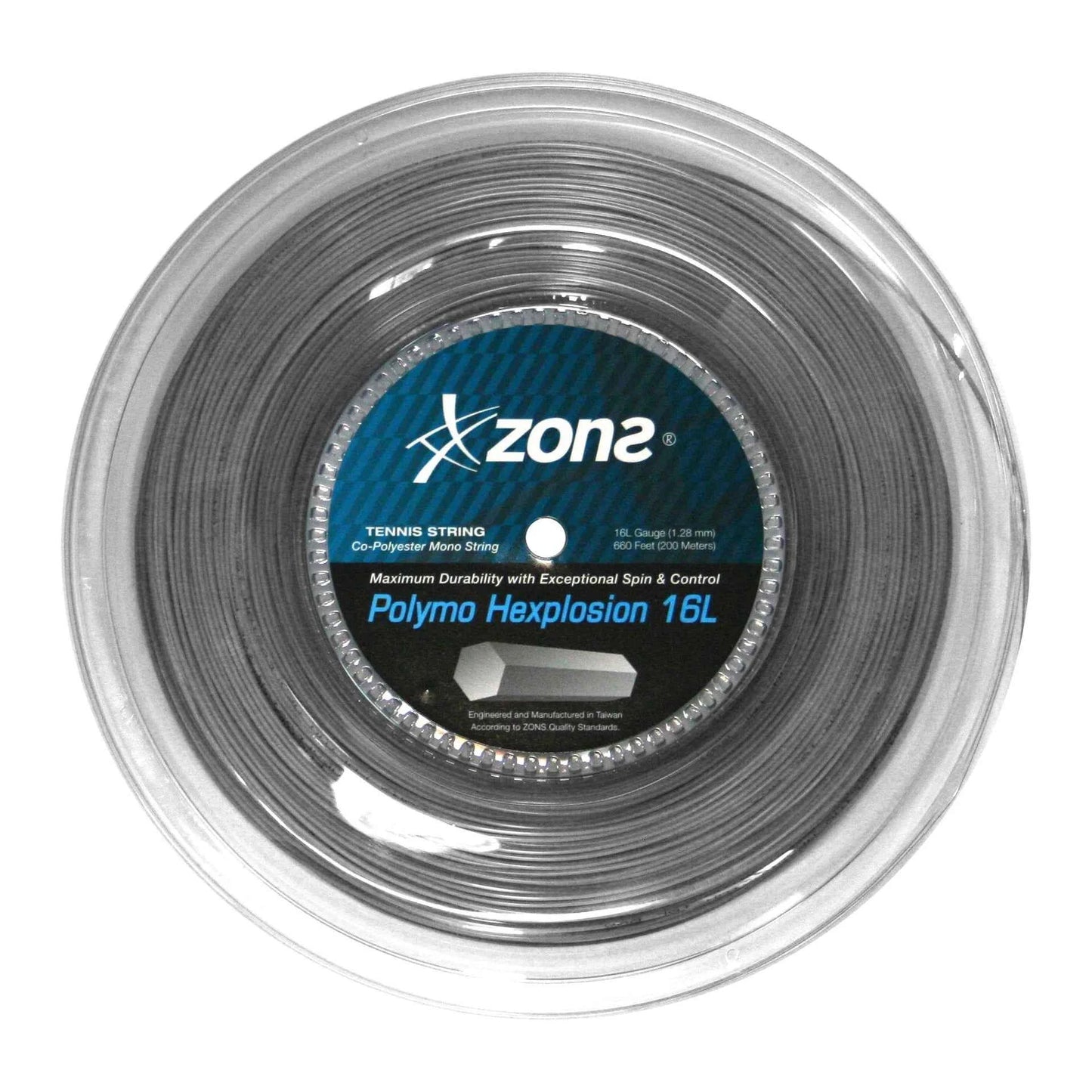 Rollo Cuerda Zons Polymo Hexplosion 1,28 Mm 200m gris