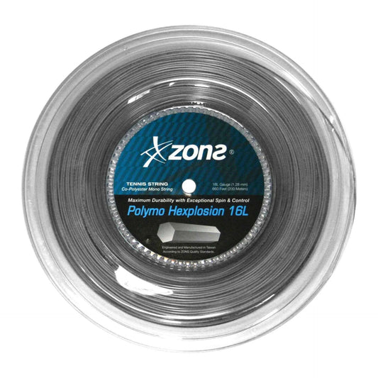 Rollo Cuerdas Zons Polymo Hexplosion 16L 1.28 - 200 mts Gris