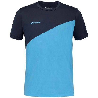 Polera Babolat Drive Crew Neck Tee Azul Marino-Celeste
