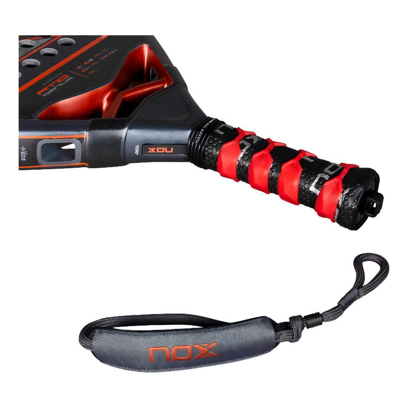Pala De Pádel Nox At10 Genius 18k Agustín Tapia Color Gris Oscuro
