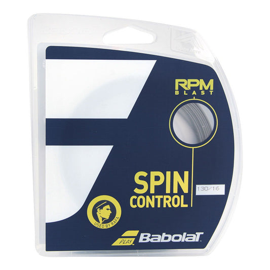 Corda Babolat Rpm Blast, 16 Litros, 1,30 Mm, Color Negro, Set Individual