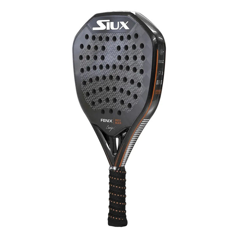 Paleta Pádel Siux Fenix Pro 5 Negro Eva Diamante Potencia Avanzado