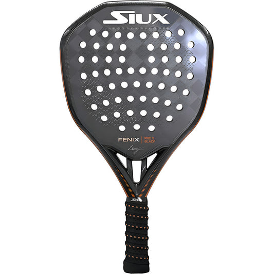 Paleta De Pádel Siux Fenix Pro 5 Black Leo Augsburger Eva