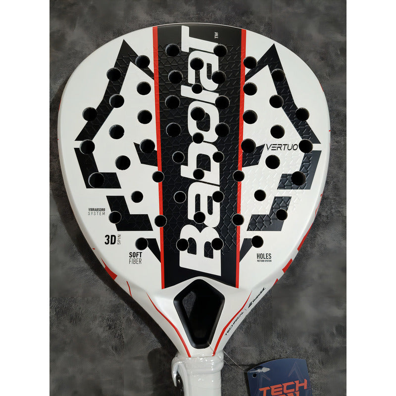 Pala De Pádel Babolat Technical Vertuo Juan Lebrón 2025 Color Blanco/negro