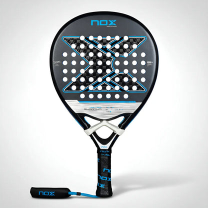 Paleta De Padel Nox Tl10 Quantum 12k 2025 - Tino Libaak Negra Con Azul