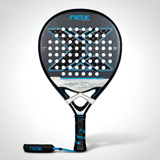 Paleta De Padel Nox Tl10 Quantum 12k 2025 - Tino Libaak Negra Con Azul