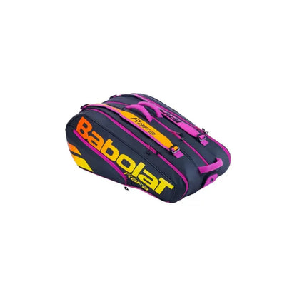 Bolso Raquetero Babolat Aero Rafa X 12 Raq Color Negro