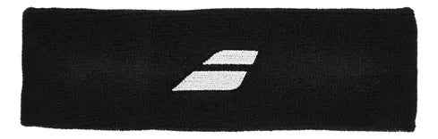 Cintillo Babolat Logo Headband Negro Logo Blanco Única
