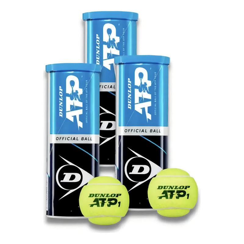 Tarro De Pelotas Dunlop Atp X3