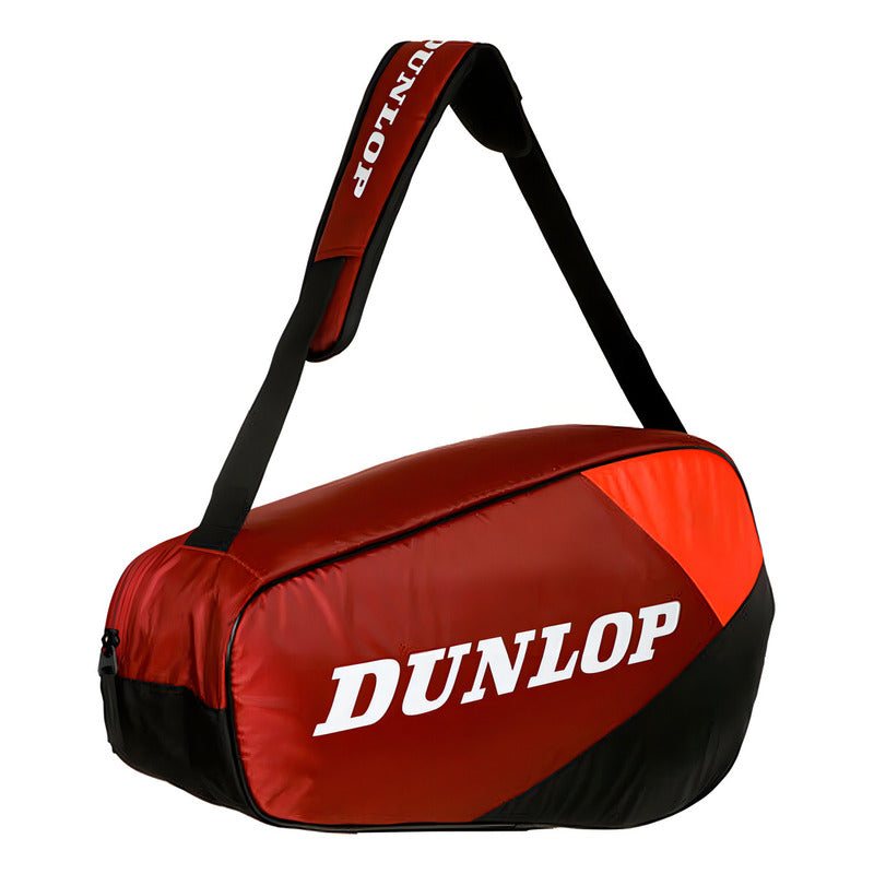 Raquetero Dunlop Cx Club Para 3 Raquetas Color Bordó