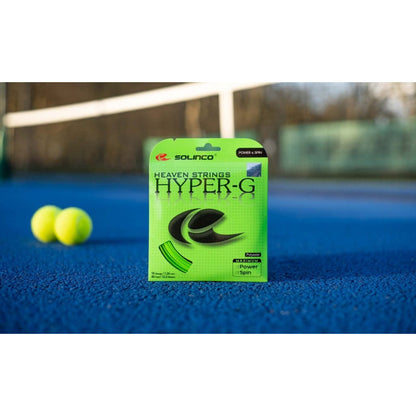 Cuerda De Raqueta De 12.2m Solincohyper-g Calibre 1.30 Mm Verde