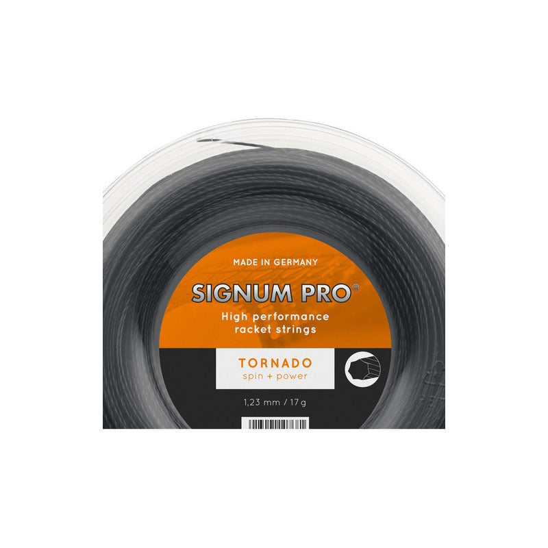 Cuerda Negra Signum Pro Tornado De 1,23 Mm, Rollo De 200 Metros