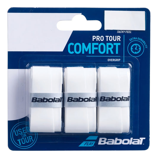 Overgrip Babolat Pro Tour Raqueta Tenis Padel Tyttennis Color Blanco