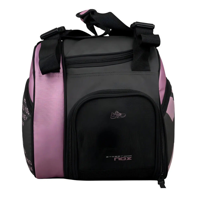 Paletero Mochila De Padel Nox Street Series Grey/pink 2024 Color Negro