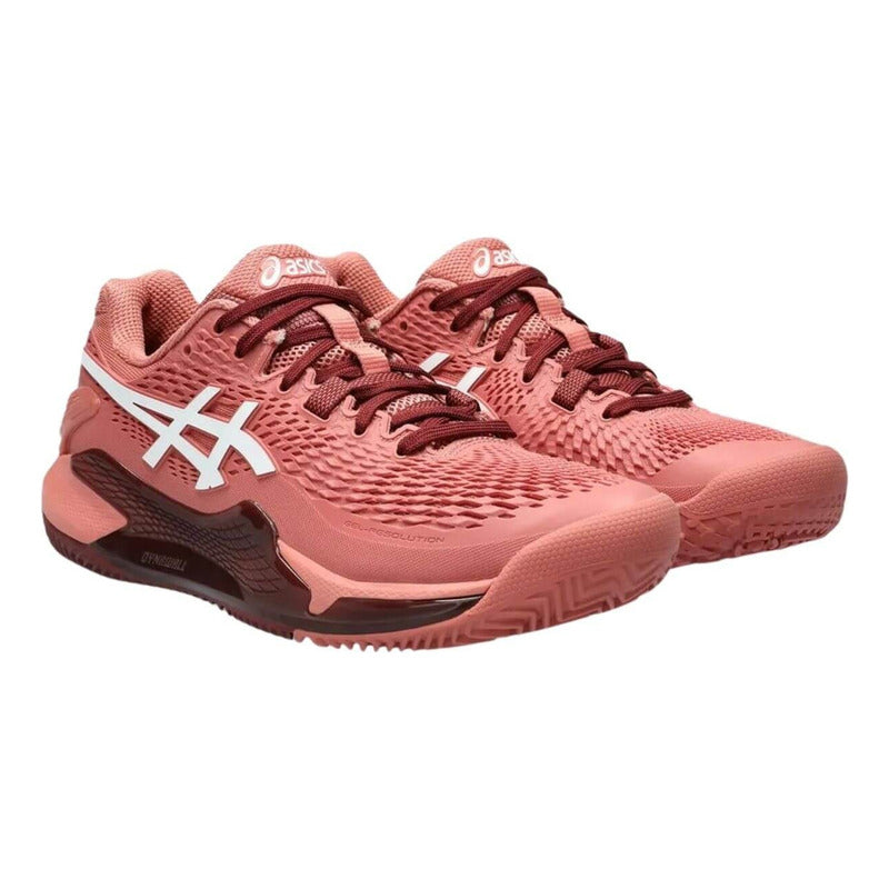 Zapatillas Mujer Asics Gel Resolution 9 Clay - Oro rosa / 6 US