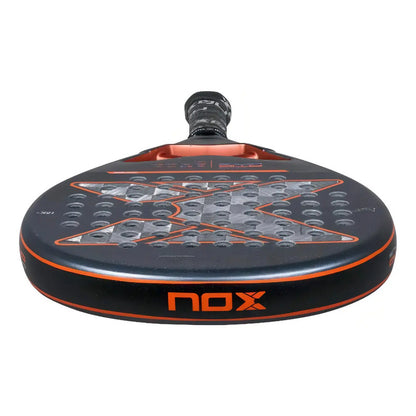 Pala De Pádel Nox At10 Genius 18k Agustín Tapia Color Gris Oscuro
