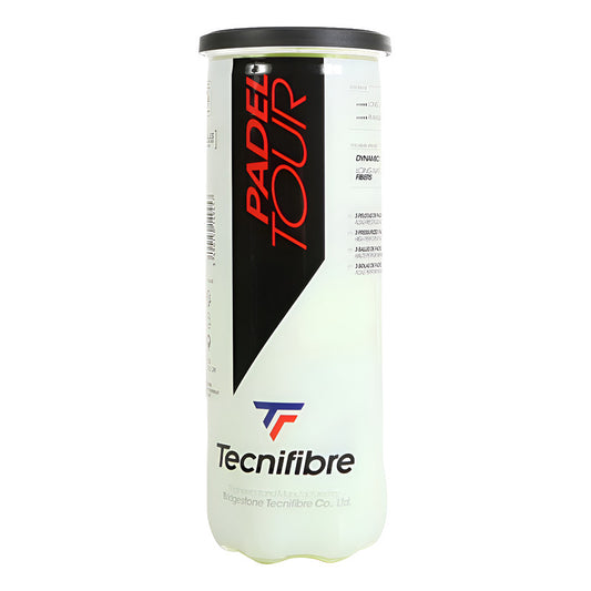 Pelota De Padel Tour Tecnifibre 3 Unidades