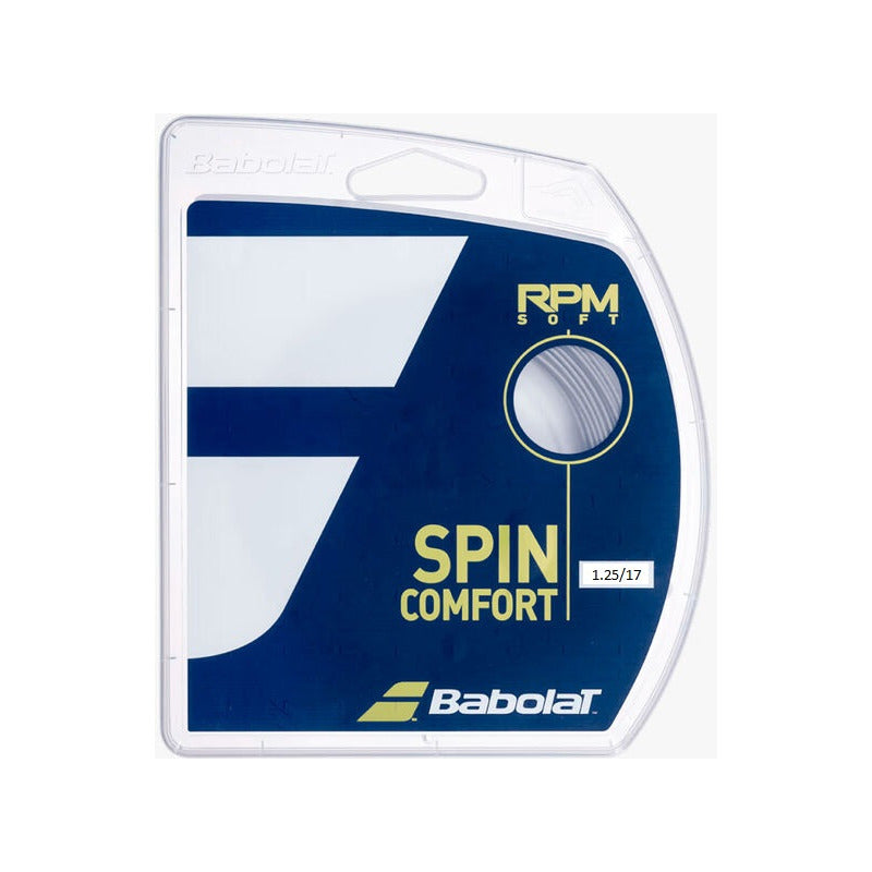 Cuerda Babolat Rpm Soft, 1.25, Juego 12 Mts