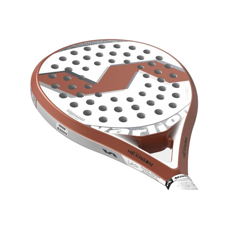 Pala Padel Varlion Lw One Palm Control 2023 Color Blanco/bronce