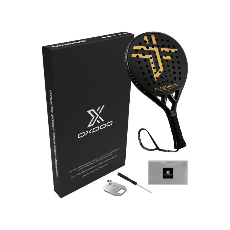 Pala De Pádel Oxdog Sense Pro Classic Series Color Negro