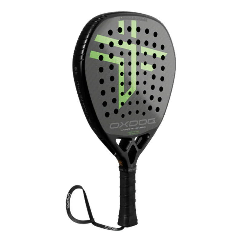 Raqueta De Pádel Oxdog Ultimate Pro 2025 Color Negro Con Verde Limon