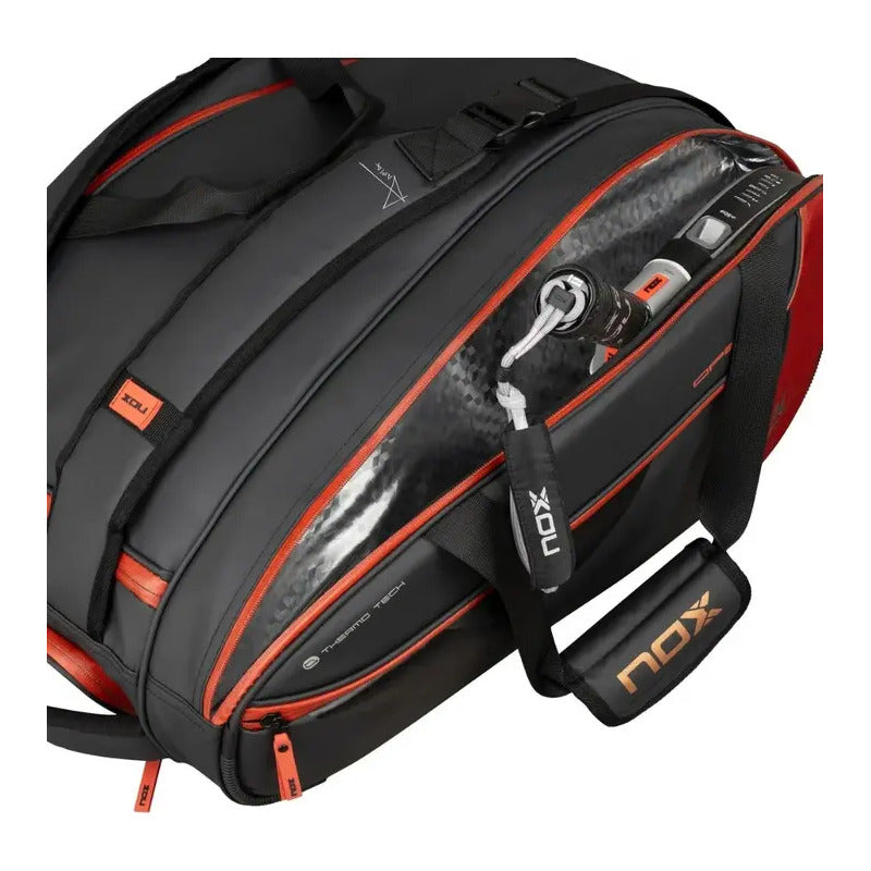 Bolso Paletero Nox Open Series Black-Red