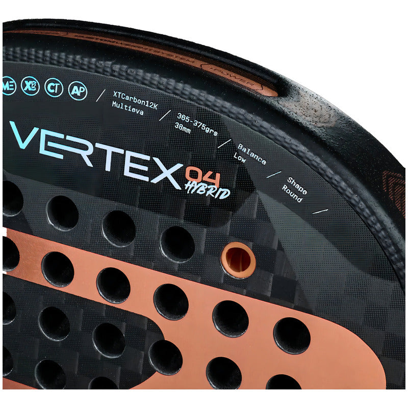 Pala Bullpadel Vertex 04 Hybrid 25 2025 Color Negro